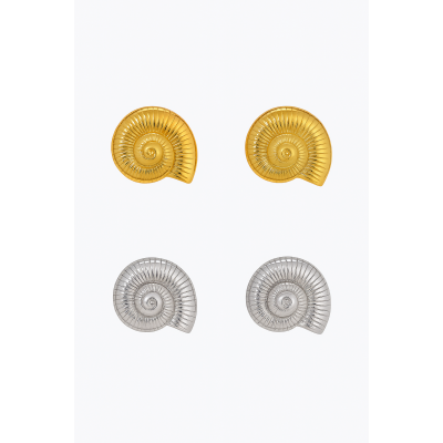  Σκουλαρίκι Κοχύλι Καρφωτό